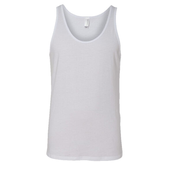 > - Adult Jersey Tank White Thumbnail